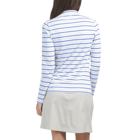 LOHLA SPORT Blueberry Christa Striped Top - Picture 2 of 2